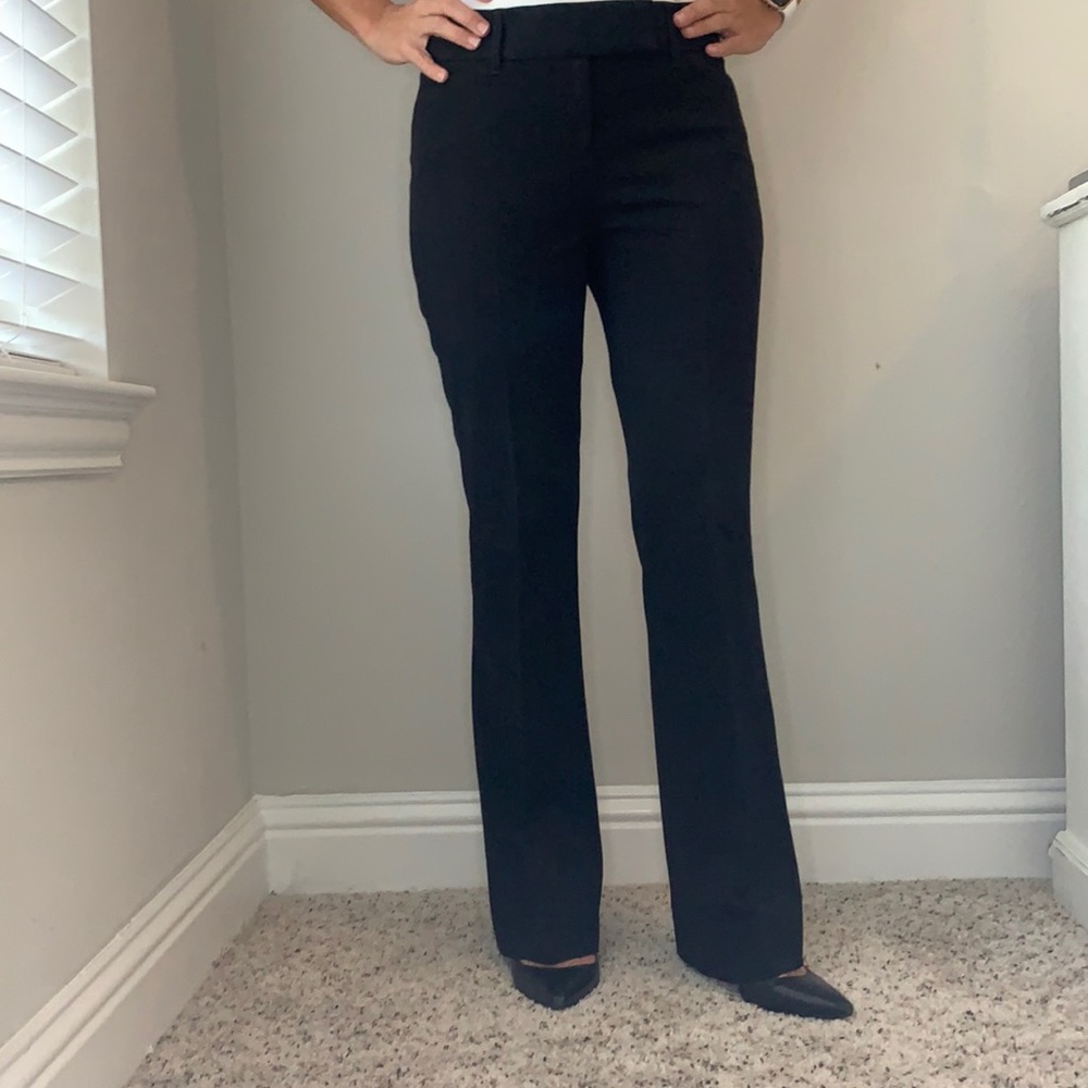 WHBM flare black pants